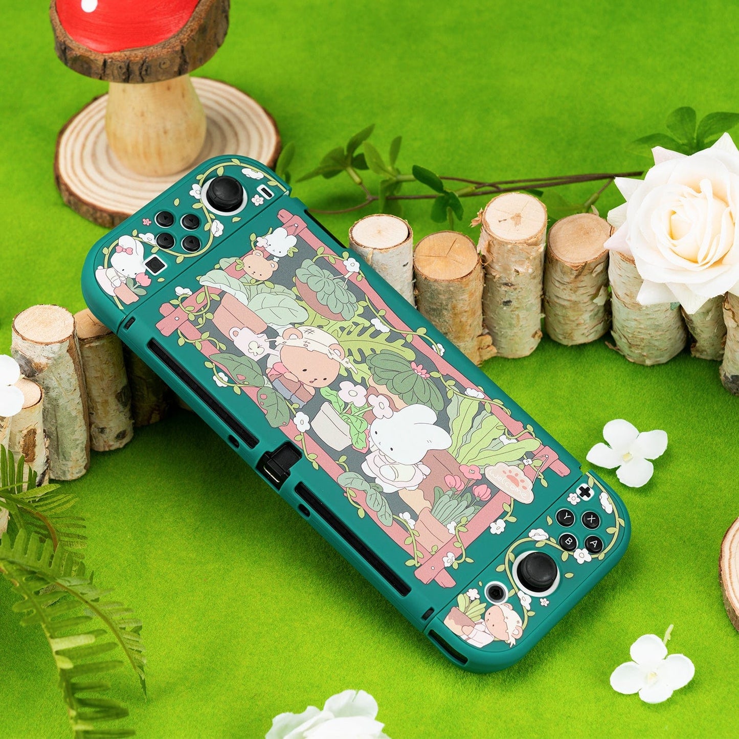 GeekShare Garden House Protective Case for Switch OLED