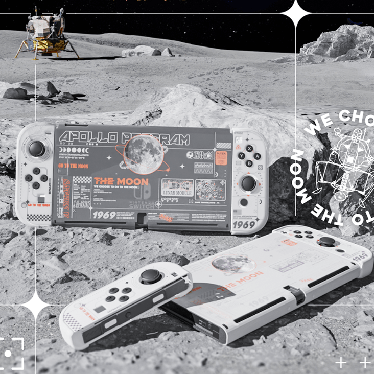 GeekShare  Moon Exploration Protective Case for Switch OLED