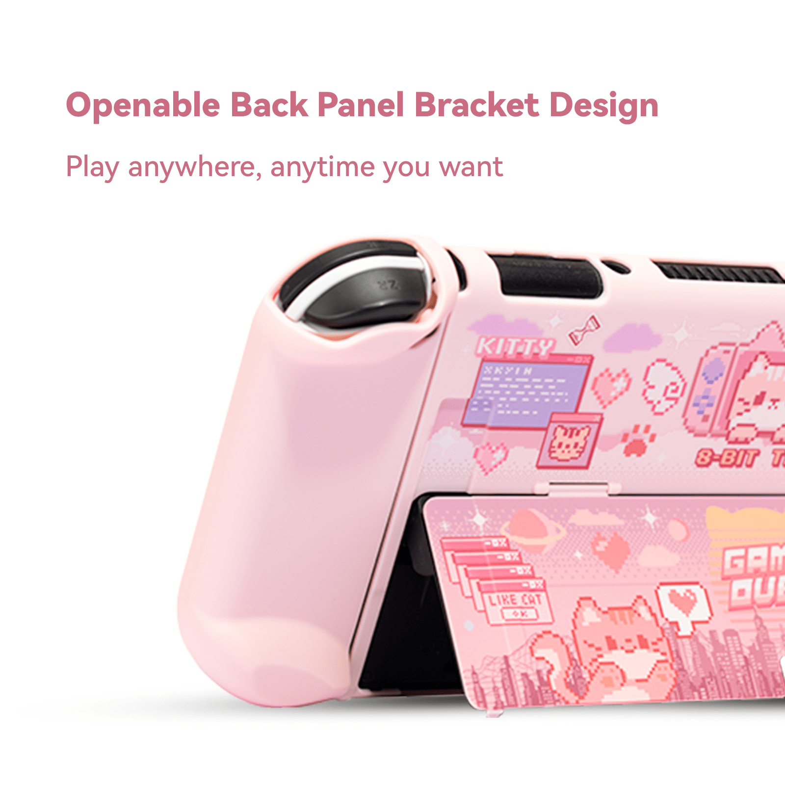 GeekShare Pixel cat Protective Case for Switch OLED