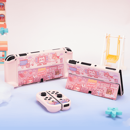 GeekShare Pixel cat Protective Case for Switch OLED