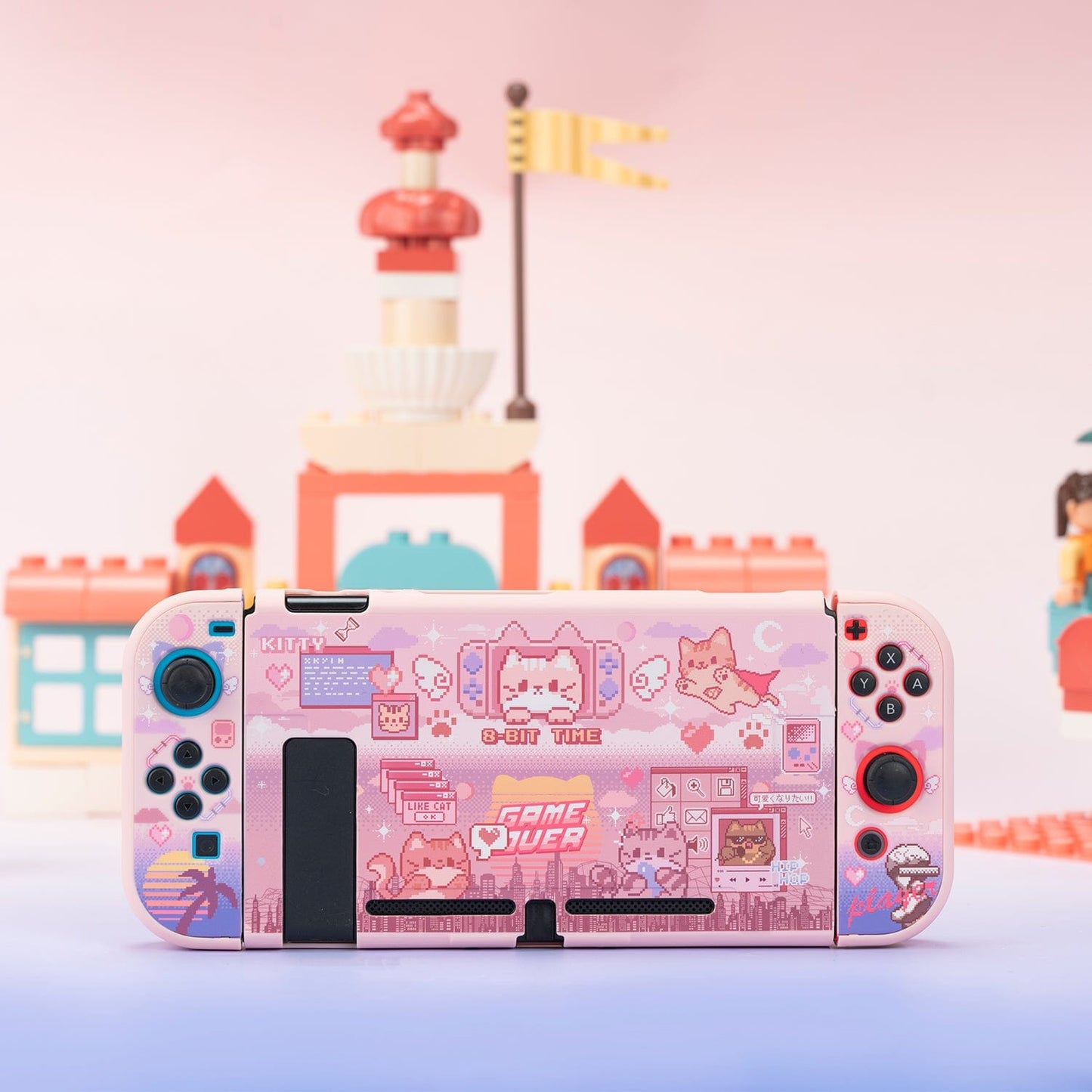 GeekShare Pixel Cat Protective Case for Switch OLED