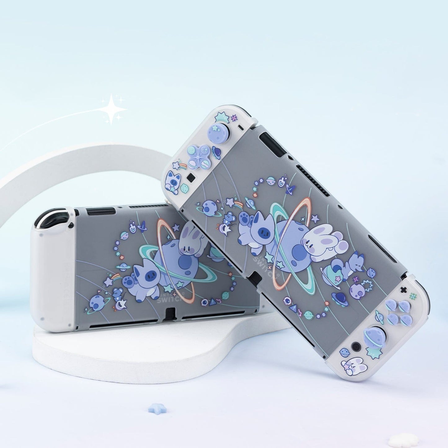 GeekShare Space Bunny Protective Case for Switch OLED