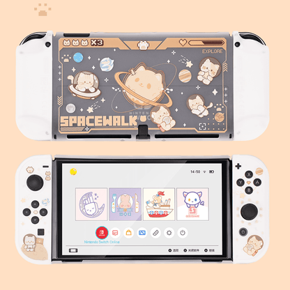 GeekShare Space Cat Protective Case for Switch OLED