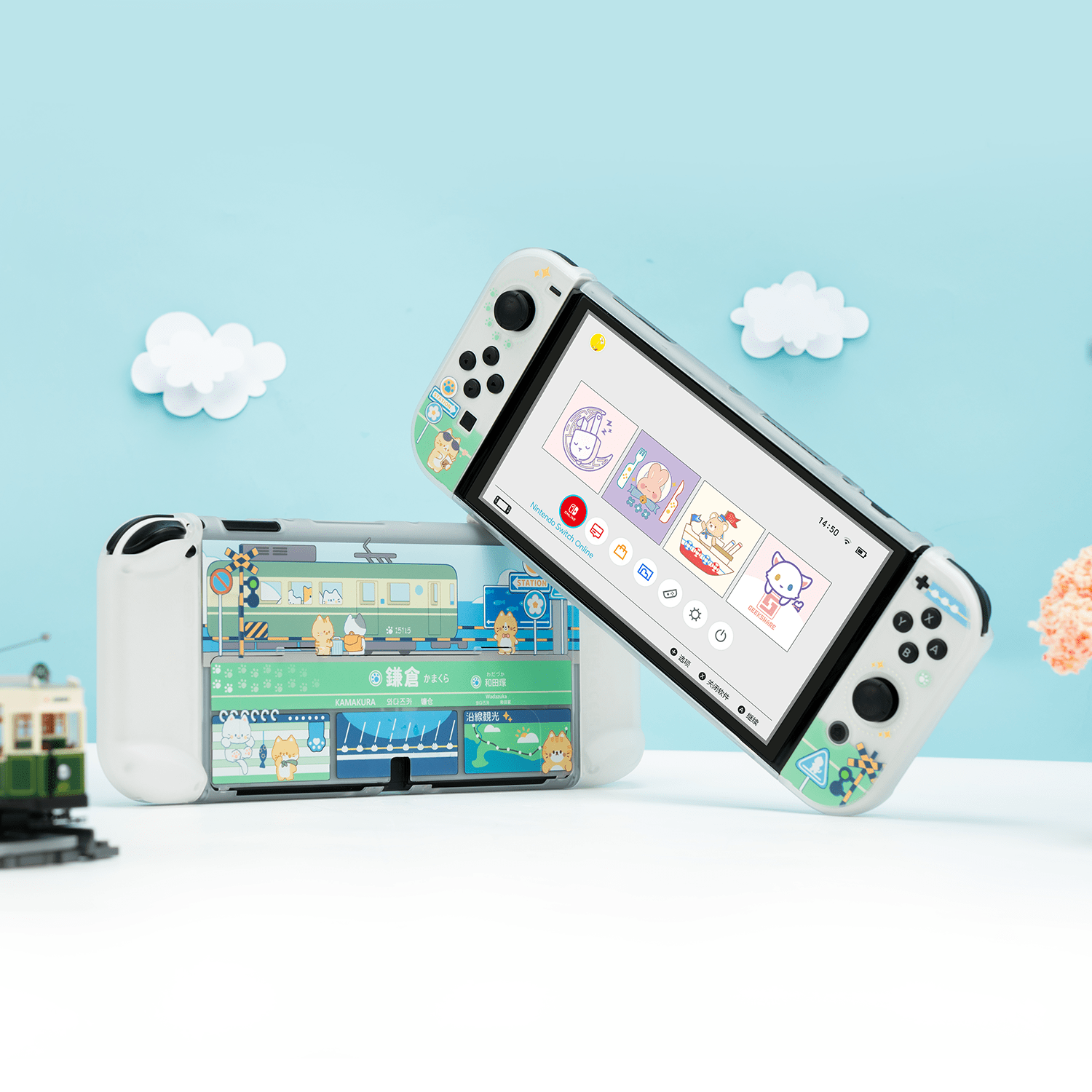 GeekShare Travel Cat Case for Switch OLED