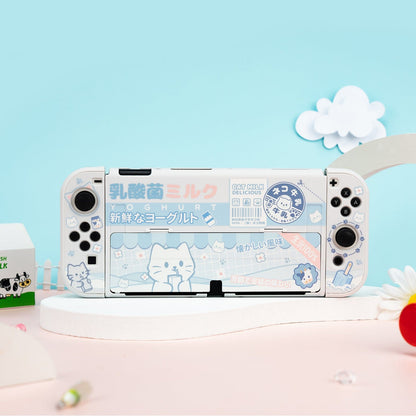 GeekShare  Yogurt Cat Protective Case for Switch OLED