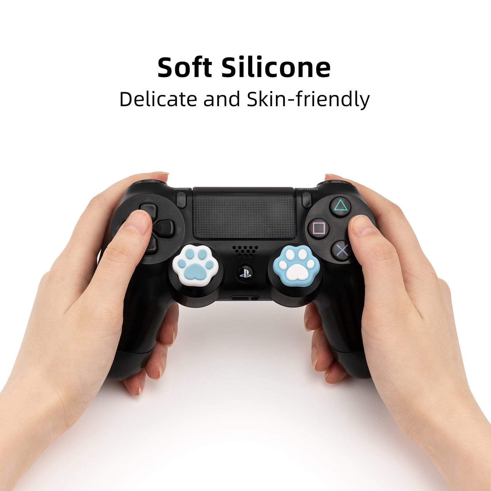 GeekShare Cat Paw Shape Thumb Grips-PS4/PS5 GeekShare Catclaw thumb grips compatible with switch pro/ps4/ps5