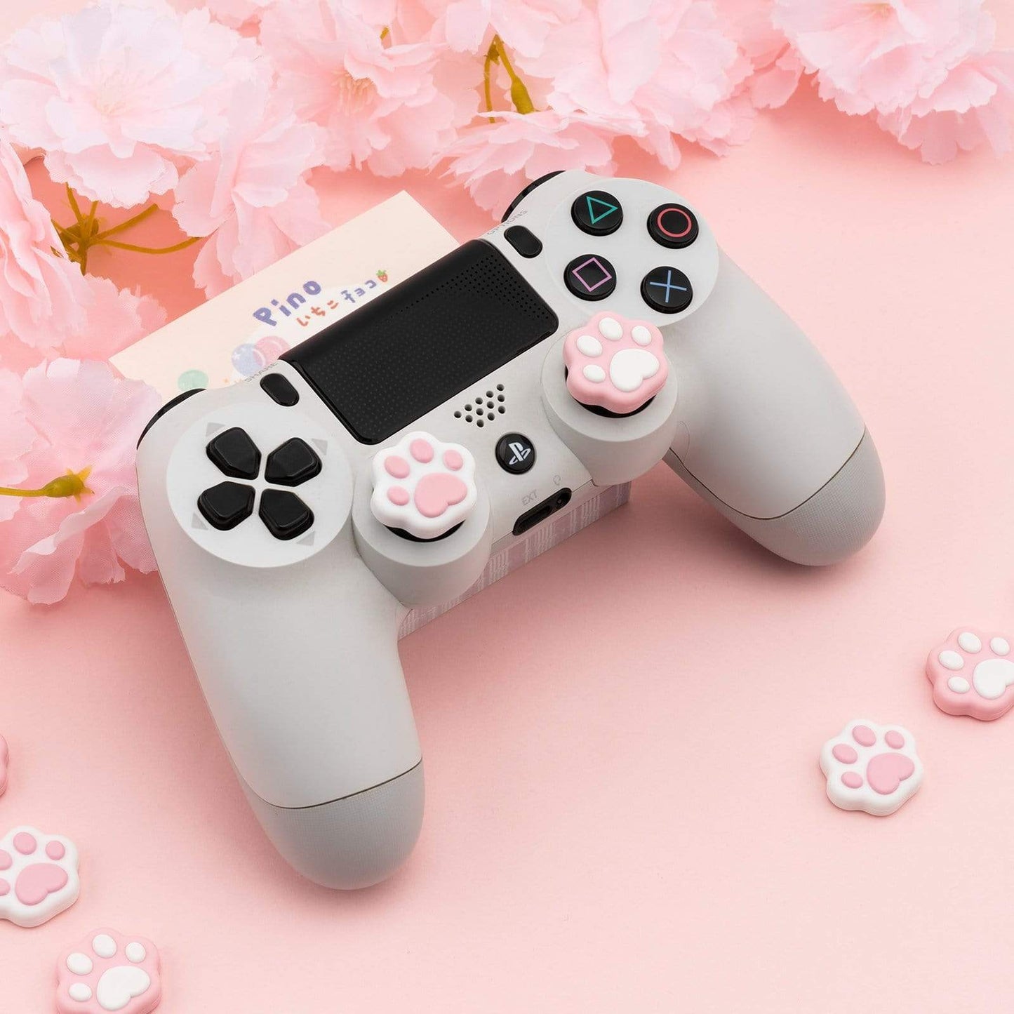 GeekShare Cat Paw Shape Thumb Grips-PS4/PS5 GeekShare Catclaw thumb grips compatible with switch pro/ps4/ps5