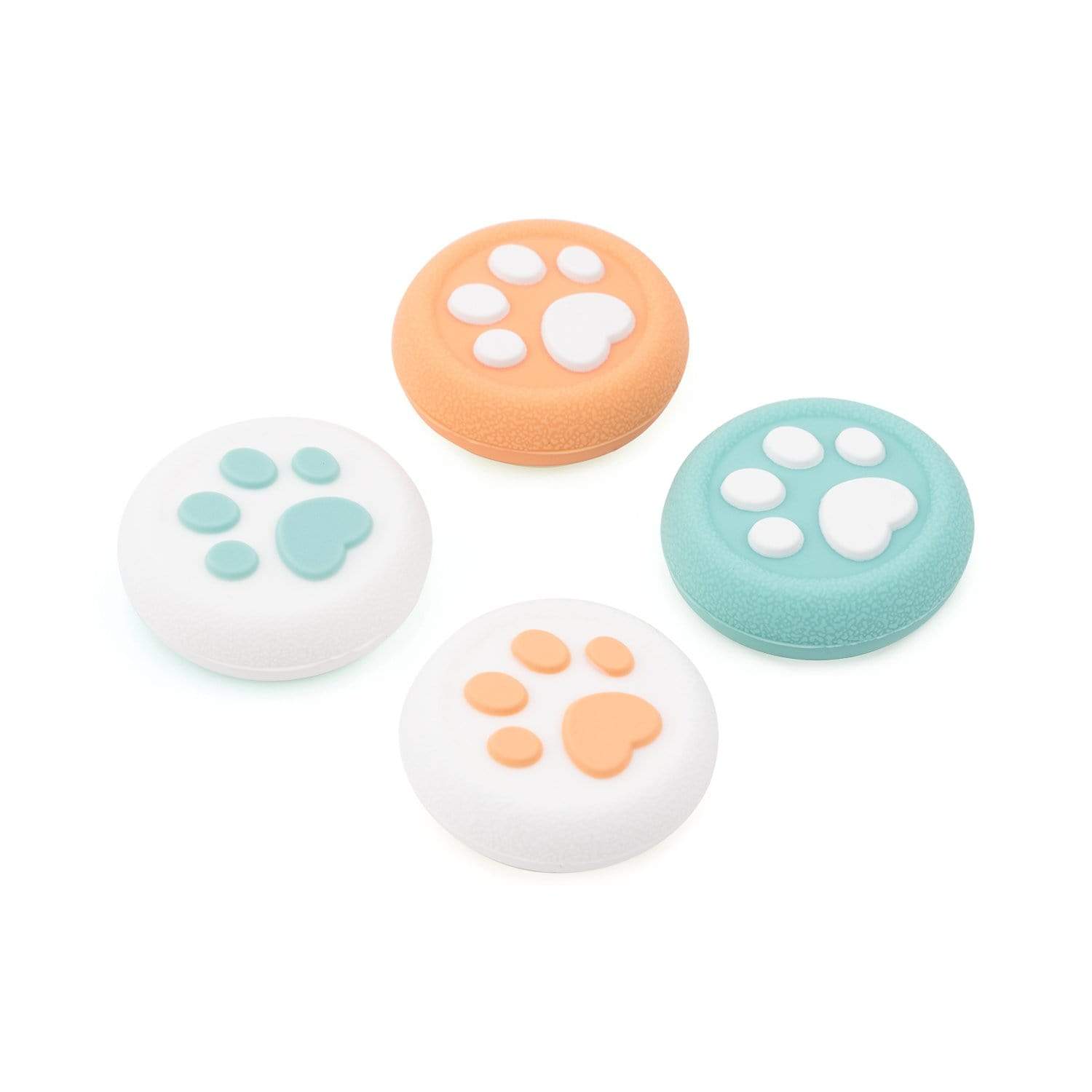 GeekShare Cat Paws Thumb Grip Caps for PS4/PS5 GeekShare Cat Paw Thumb Grip Caps for PS4/PS5 and Switch Pro- 4 PICS, Star Mist Blue