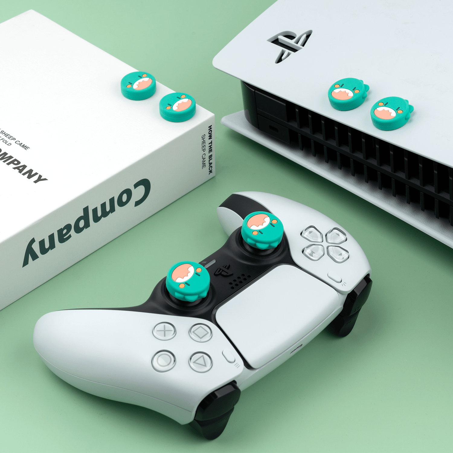 GeekShare Shark Thumb Grip Caps for PS4/PS5