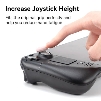 GeekShare Cream Heart Thumb Grip Caps for Steam Deck