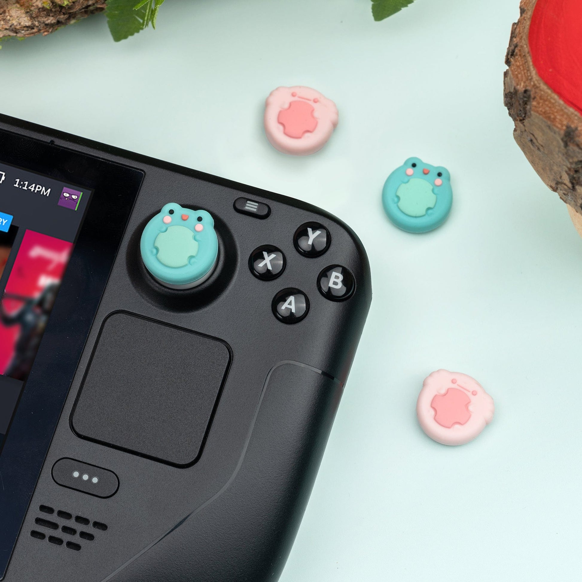 GeekShare Frog Thumb Grip Caps for Steam Deck