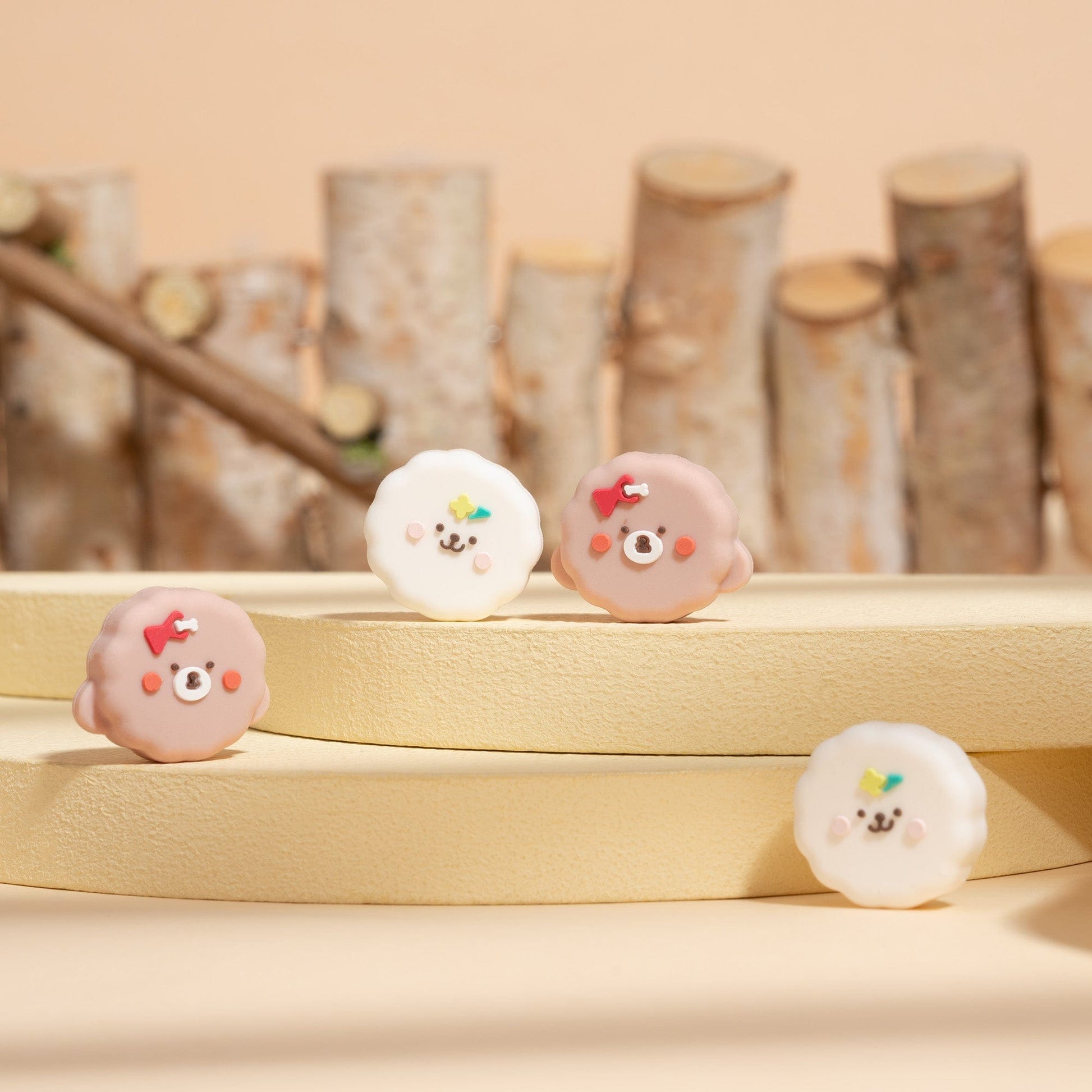 GeekShare Bichon Frise Thumb Grip Caps