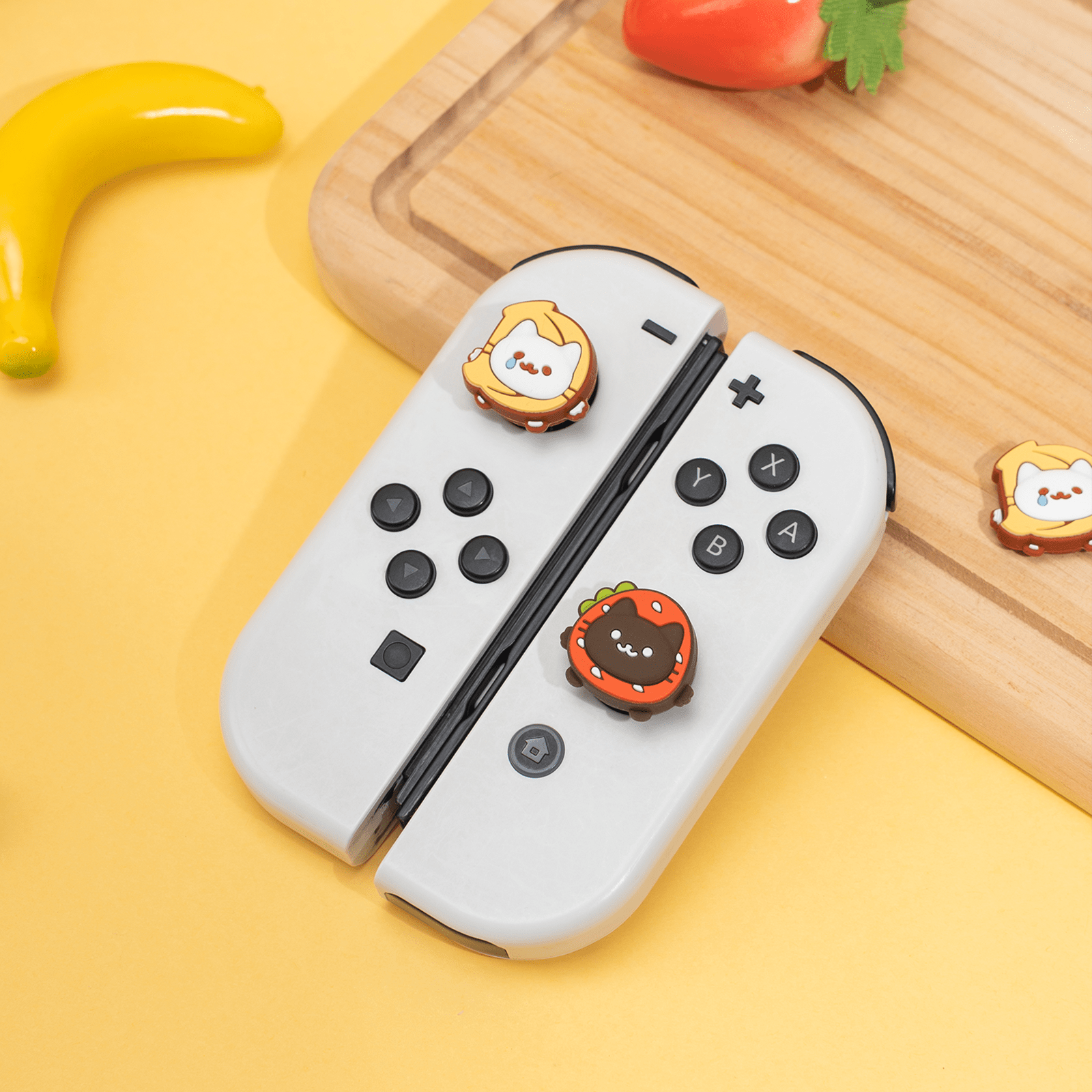 GeekShare Fruit Cat Thumb Grip Caps