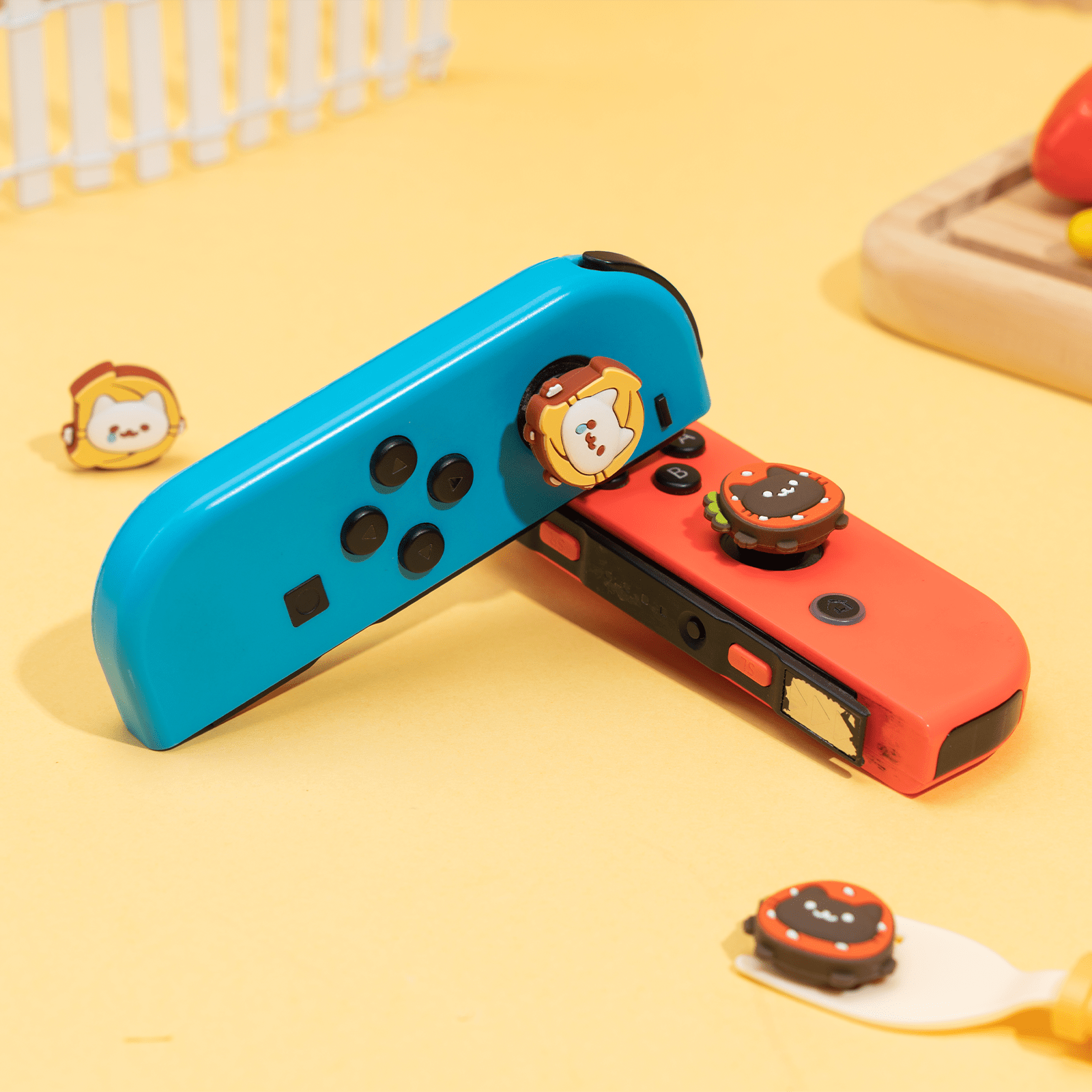 GeekShare Fruit Cat Thumb Grip Caps