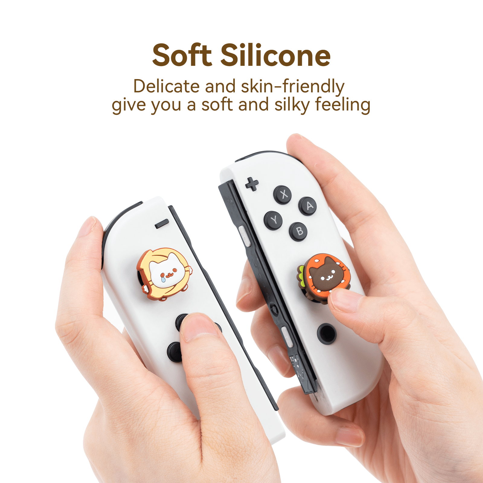 GeekShare Fruit Cat Thumb Grip Caps