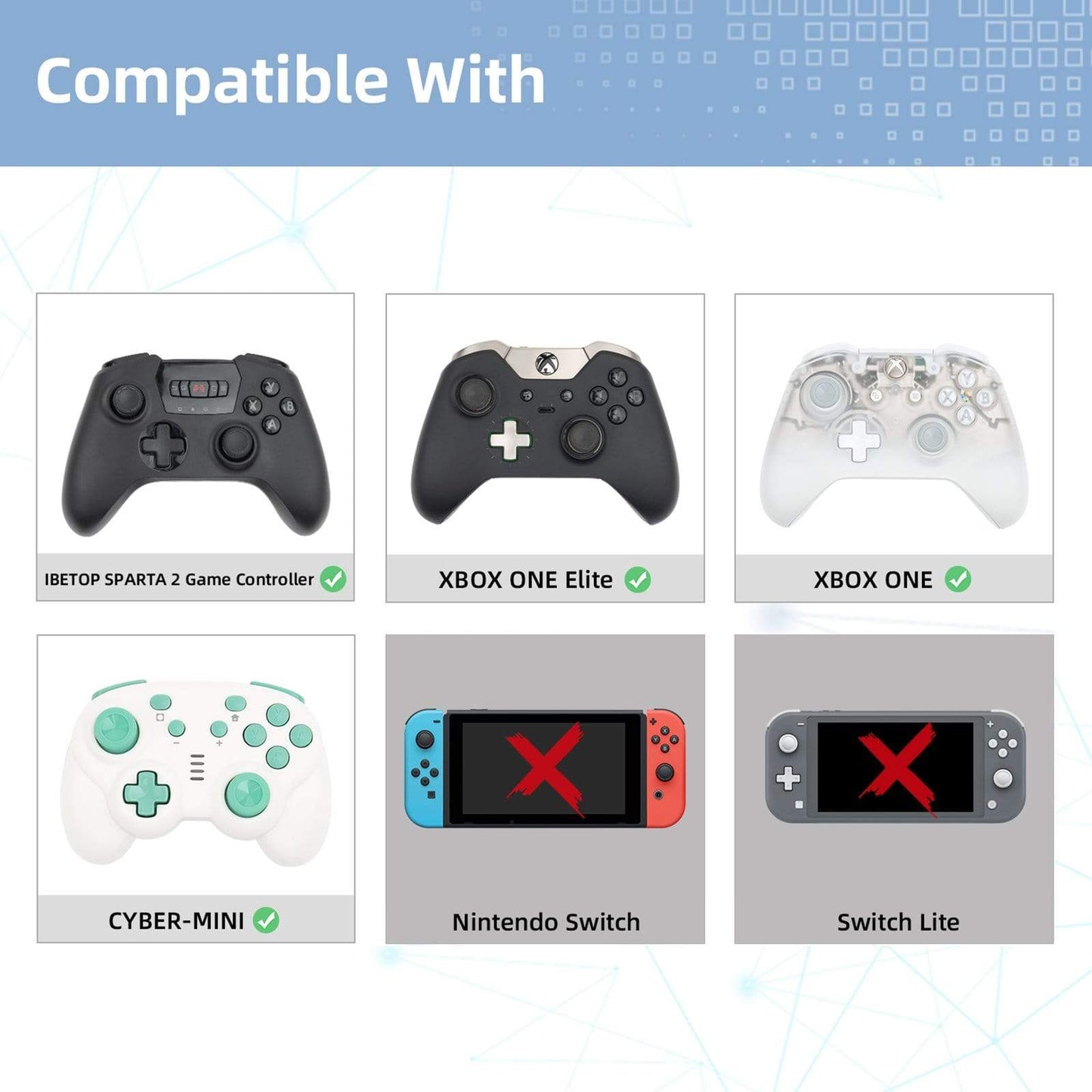 GeekShare Cat Paw Shape Thumb Grips for Xbox One GeekShare Cat Paw Shaped Xbox One Controller Thumb Grips